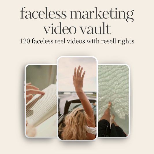Faceless Marketing Video Vault