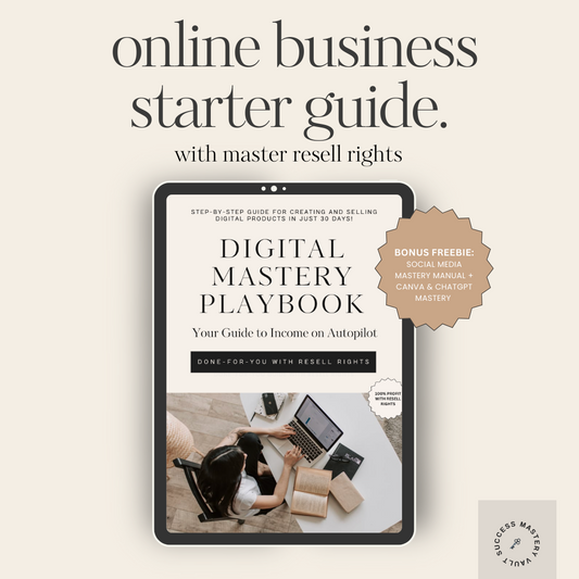 Digital Mastery Playbook: Your Guide to Income on Autopilot