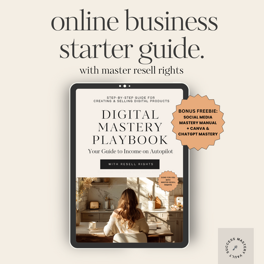 Digital Mastery Playbook: Your Guide to Income on Autopilot