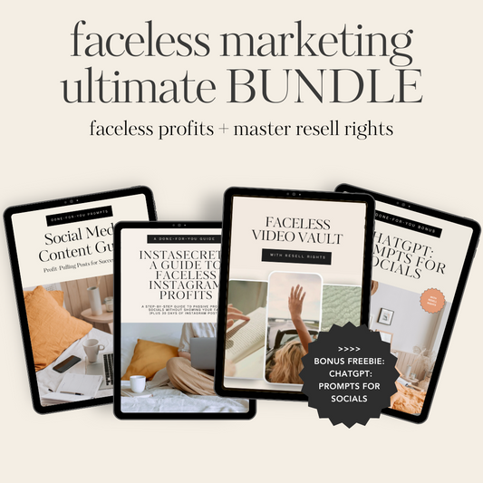 Faceless Marketing Ultimate Bundle