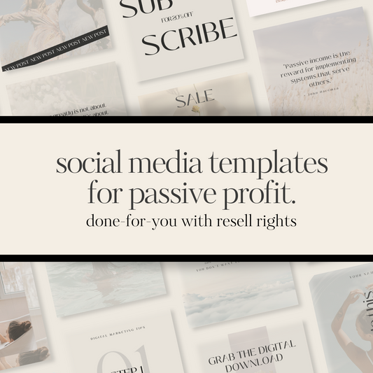 Social Media Templates for Digital Marketing