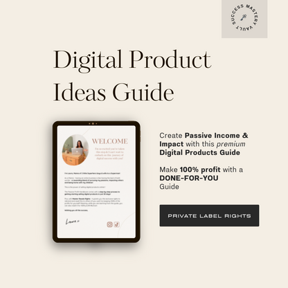 Digital Product Ideas Guide