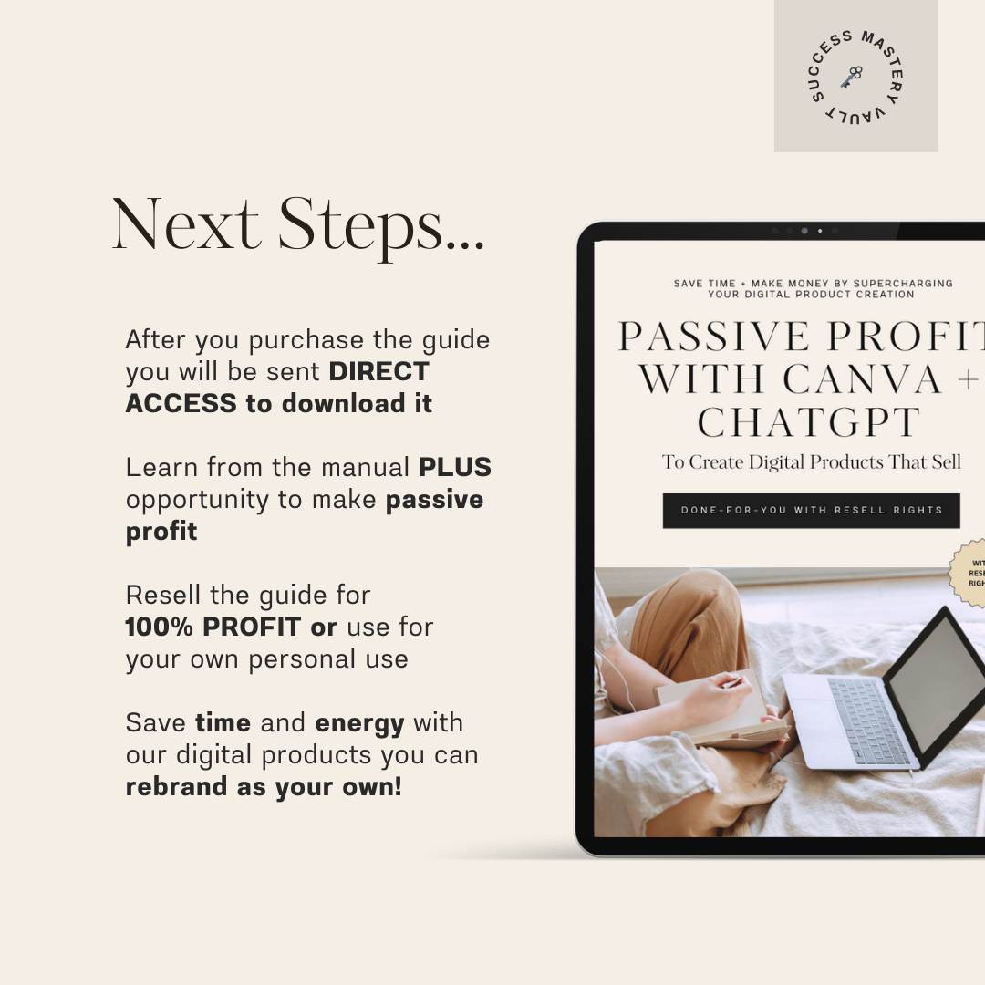 Passive Profit with Canva + ChatGPT