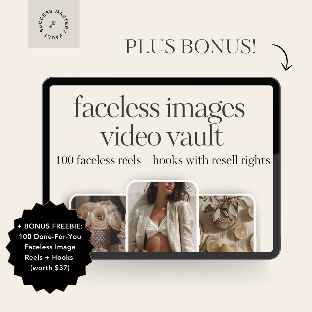 Faceless Digital Marketing Image Ultimate Bundle